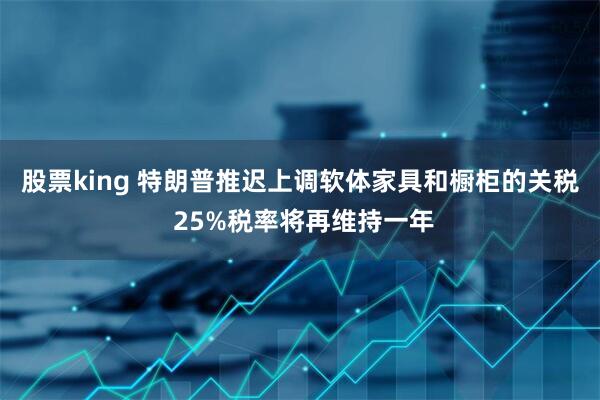 股票king 特朗普推迟上调软体家具和橱柜的关税 25%税率将再维持一年